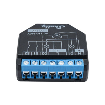 Shelly PLUS 2PM 2-channel WiFi smart relay switch with power meter