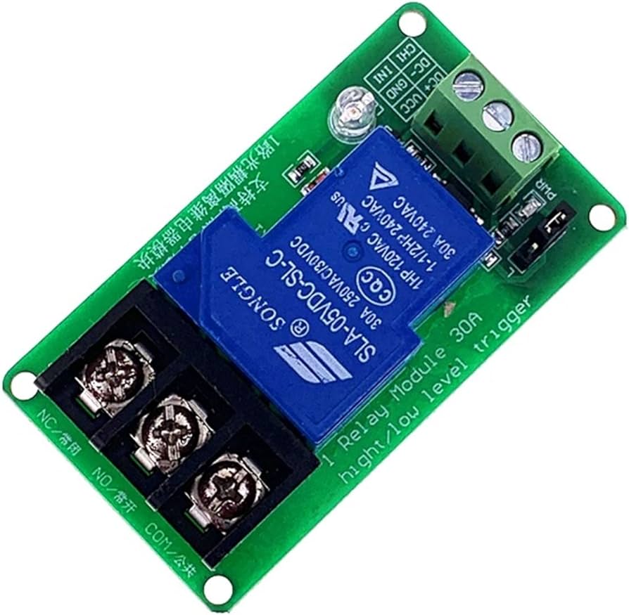 DC 5V 1 Channel Relay Module 30A With Optocoupler Isolation High And ...