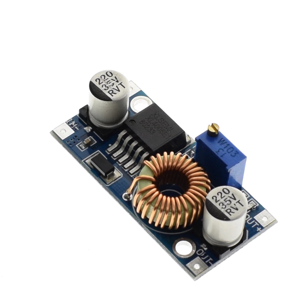 thumbnail image 2 of XL4005 5A DC-DC Buck Converter Module - Adjustable Voltage (0.8-30V) CC/CV For Charging & Arduino 2 of 12