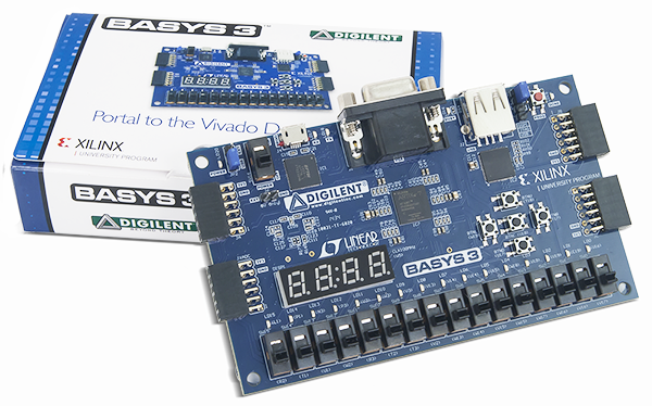 Basys 3 Artix-7 FPGA Trainer Board: Recommended for Introductory Users