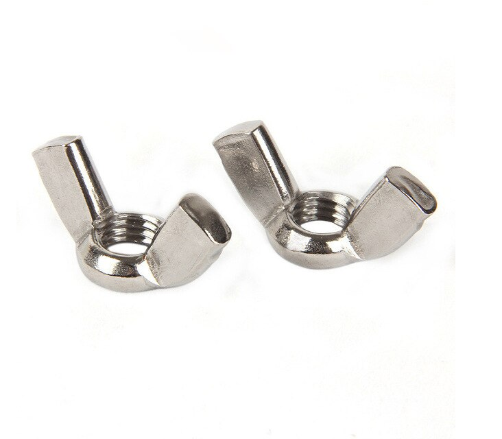 M4 304 Stainless Steel Hand Tighten Nut Butterfly Nut