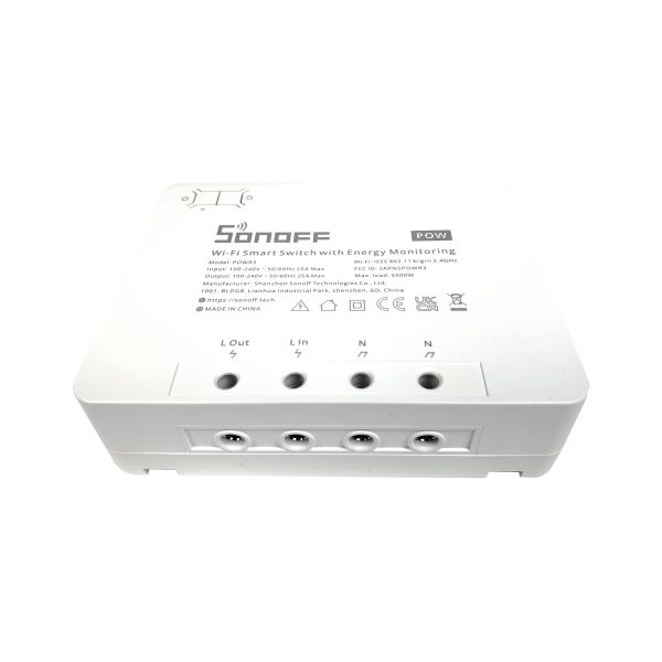 SONOFF POWR3 25A 5500W Compteur d'énergie interrupteur intelligent