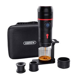 Hibrew Φορητή Καφετιέρα για Κάψουλες h4 Premium 3σε1 με Θήκη 15bar (Μαύρο)