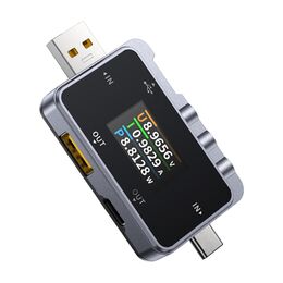 Δοκιμαστής usb 2w1 Fnirsi Fnac-28 usb-c usb-a