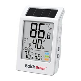 Baldrtherm B0707 Θερμοϋγρόμετρο με Ηλιακή Τροφοδοσία