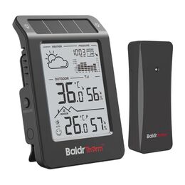Baldrtherm B0596wt2h2p-v1 Μετεωρολογικός Σταθμός με Ηλιακή Τροφοδοσία (Μαύρος)