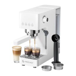 Καφετιέρα με Έμβολο Amzchef ce-Em3131-wt (Λευκή)