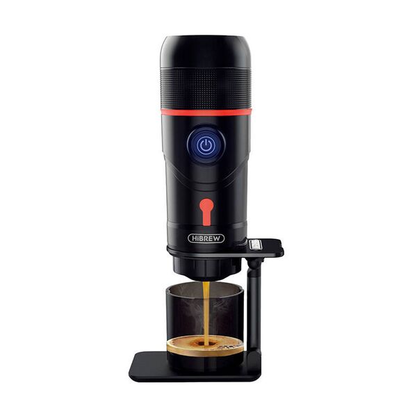 Hibrew Φορητή Καφετιέρα για Κάψουλες h4 Premium 3σε1 με Θήκη 15bar (Μαύρο)