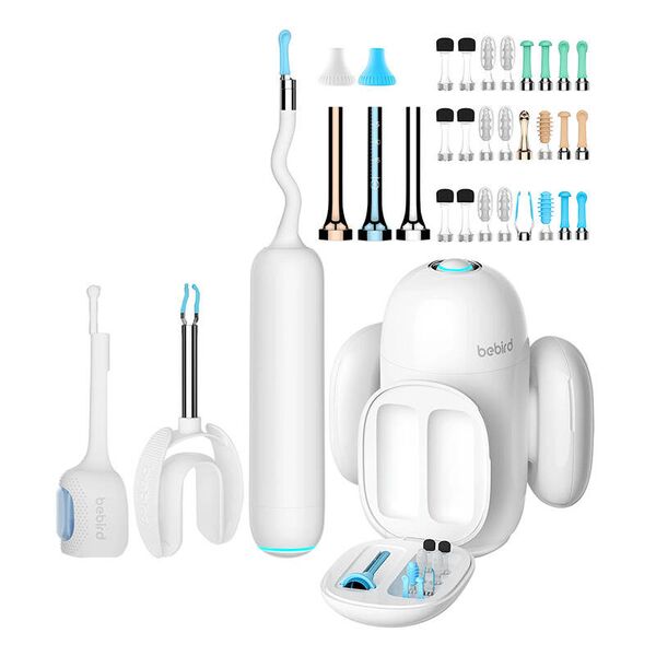 Ωτοσκόπιο με Κάμερα Καθαρισμού Αυτιών Bebird Home 30s (Λευκό)