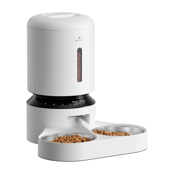 Petlibro Granary Διανομέας Τροφής με Διπλό Μπολ 5l (Λευκό)