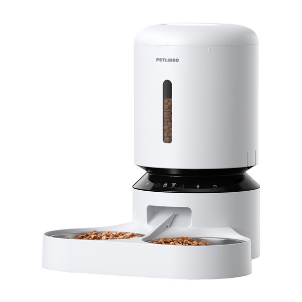 Petlibro Granary Διανομέας Τροφής με Διπλό Μπολ, Wifi, 5l (Λευκό)