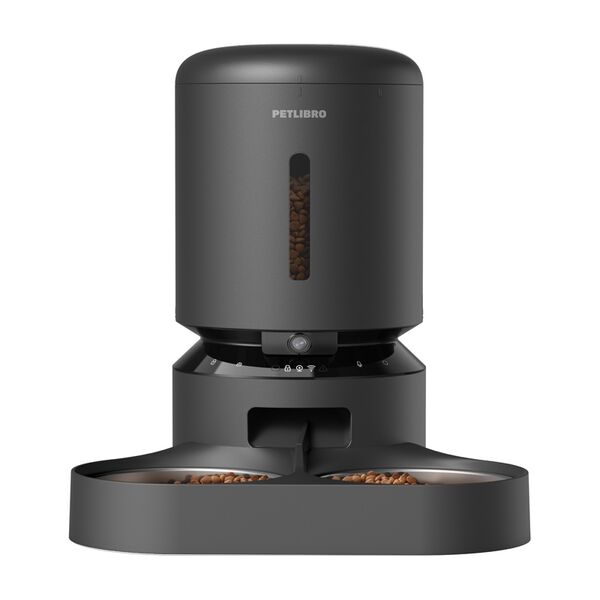 Petlibro Granary Δοσομετρητής Κάμερας με Διπλό Μπολ, 5l (Μαύρο)