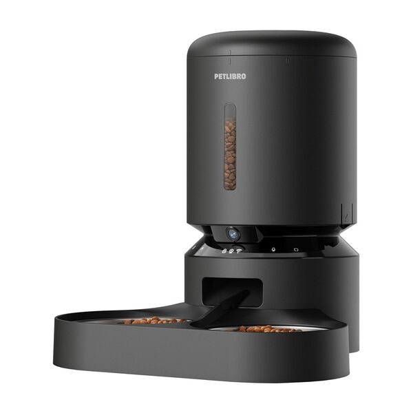 Petlibro Granary Δοσομετρητής Κάμερας με Διπλό Μπολ, 5l (Μαύρο)