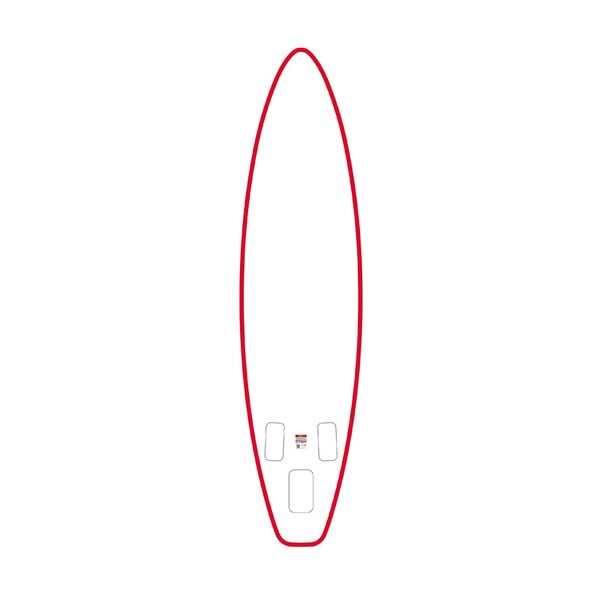 Funwater sup Paddleboard Supfw69c 3,35m (Κόκκινο-Άσπρη)