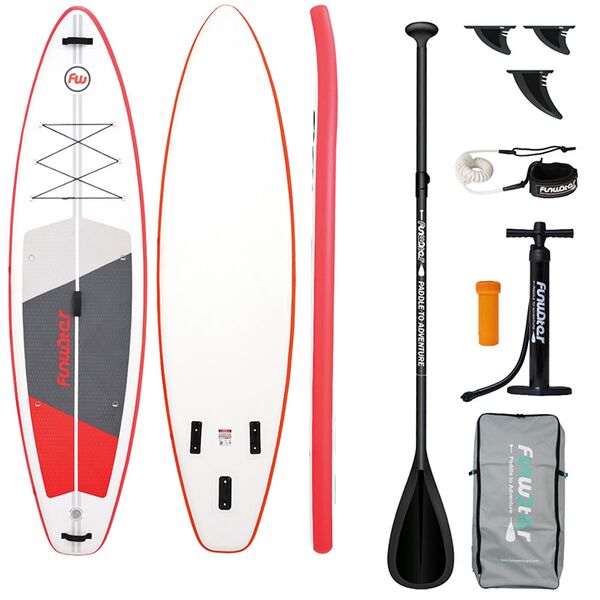 Funwater sup Paddleboard Supfw69c 3,35m (Κόκκινο-Άσπρη)