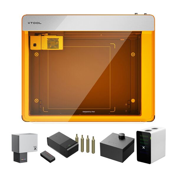 Xtool m1 Ultra 20w 4-σε-1 Μηχανή Χαρακτικής με Λέιζερ - σετ Deluxe
