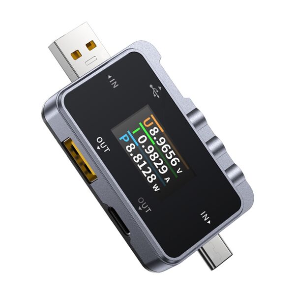 Δοκιμαστής usb 2w1 Fnirsi Fnac-28 usb-c usb-a