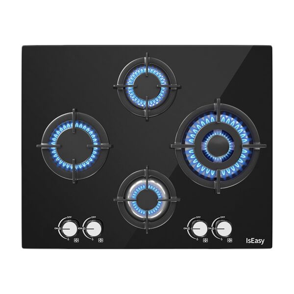 Γυάλινη Εστία Αερίου Iseasy Mgbg-654a