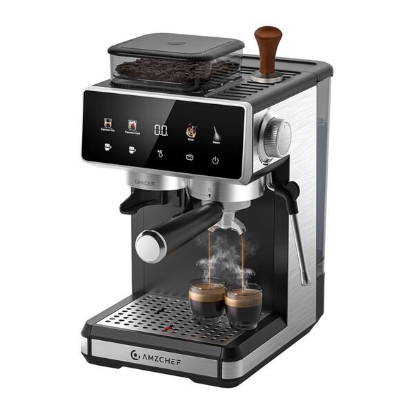 Καφετιέρα με Έμβολο Amzchef ce-Cm5560-sv (Ασημί)