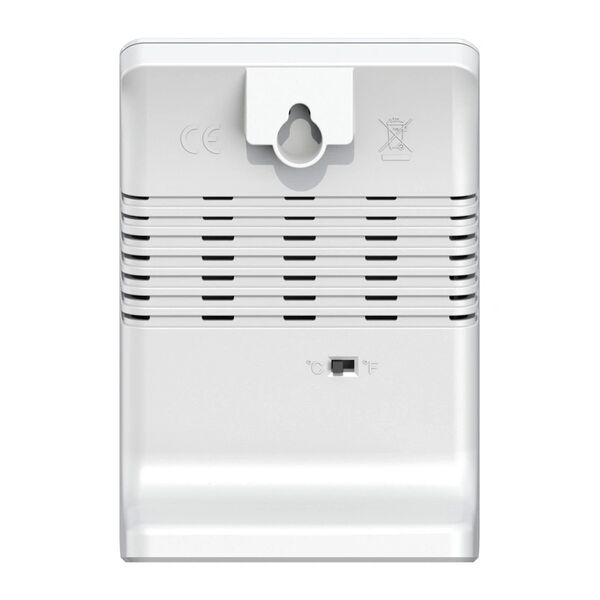 Baldrtherm B0590th-v6 Θερμοϋγρόμετρο με Ηλιακή Τροφοδοσία και Μεγάλη Οθόνη