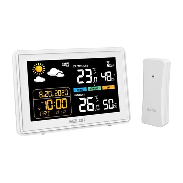 Baldrtherm B0359wst2h2pr Μετεωρολογικός Σταθμός με Εξωτερικό Αισθητήρα