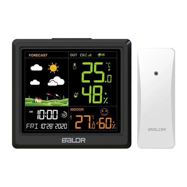 Baldrtherm B0389wst2h2-v1 Μετεωρολογικός Σταθμός με Αισθητήρα Εξωτερικού Χώρου