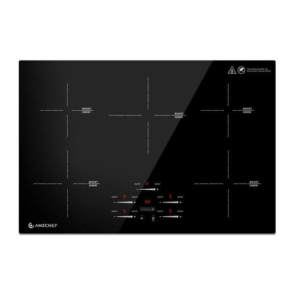Amzchef ce-fs-I95s-Gffdd0 Επαγωγική Εστία 5 Ζωνών