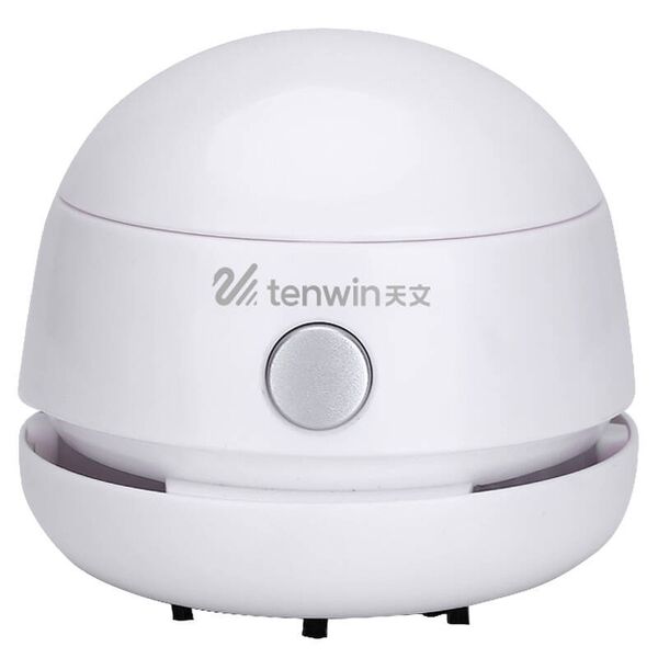 Tenwin Mini Επαναφορτιζόμενο Σκουπάκι Γραφείου 8052-2 Microusb (Λευκό)