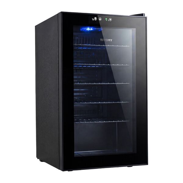 Ψυγείο Προβολής Ποτών Euhomy Br001-89 70l (Μαύρο)