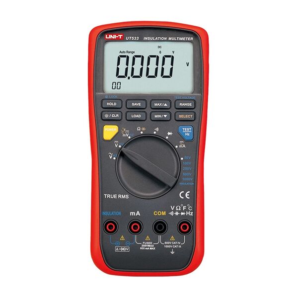 Μετρητής Αντίστασης Μόνωσης uni-t Ut533