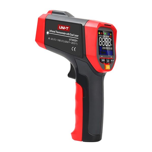 Θερμόμετρο Υπερύθρων uni-t Ut302d+